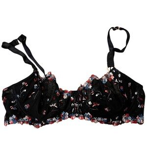 Lace Floral Print Bralette